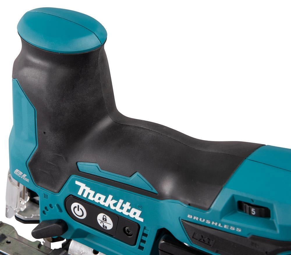 Makita DJV185RF1J seghetto alternativo a batteria 18 V motore brushless 3000 spm cambio lama senza utensili colore Verde
