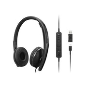 Lenovo 4xd1m45627 cuffia e auricolare cablato a padiglione usb tipo-c nero