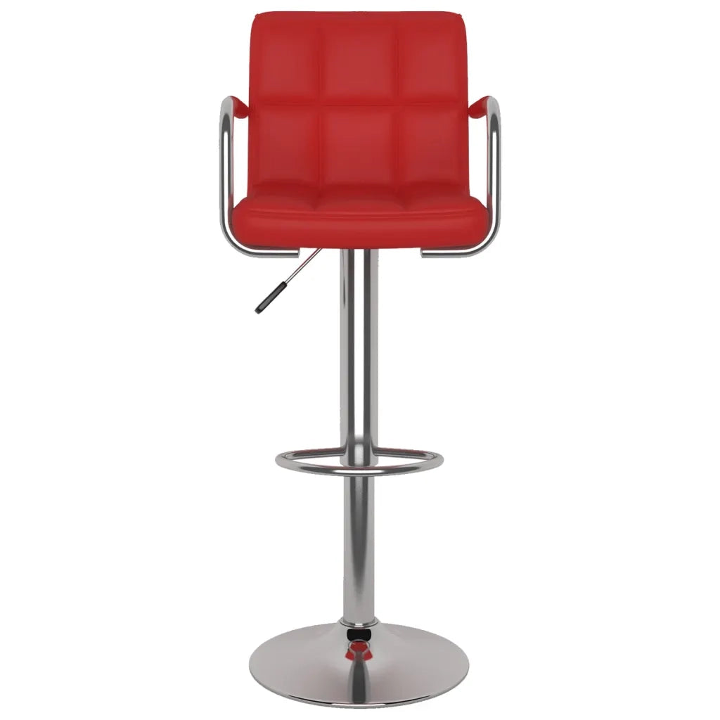 Sgabelli da Bar 2 pz Rosso Vino in Similpelle  cod mxl 69252