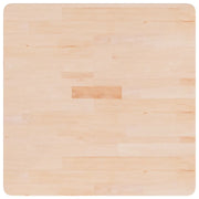 Piano Tavolo Quadrato 70x70x4 cm Massello Rovere Non Trattato 342945