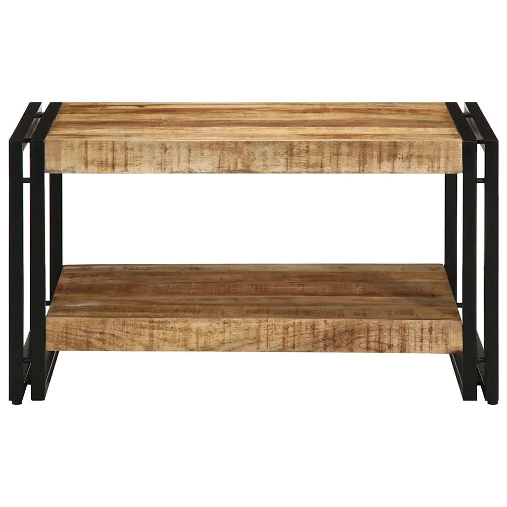 Tavolino 70x50x38 cm in Legno Massello di Mango Grezzo 4102718
