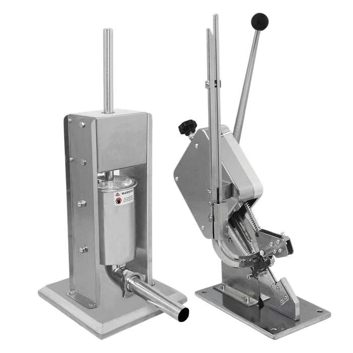 Kit Clippatrice Lega Salsicce & Insaccatrice Manuale Professionale 3L - 5L - 7L