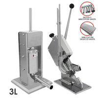 Kit Clippatrice Lega Salsicce & Insaccatrice Manuale Professionale 3L - 5L - 7L