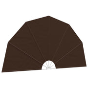 Schermo di Privacy per Balcone Ø 320 cm Poliestere Marrone 42037151