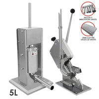 Kit Clippatrice Lega Salsicce & Insaccatrice Manuale Professionale 3L - 5L - 7L