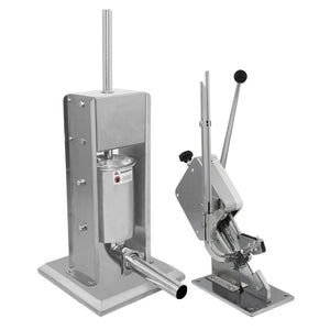 Kit Clippatrice Lega Salsicce & Insaccatrice Manuale Professionale 3L - 5L - 7L