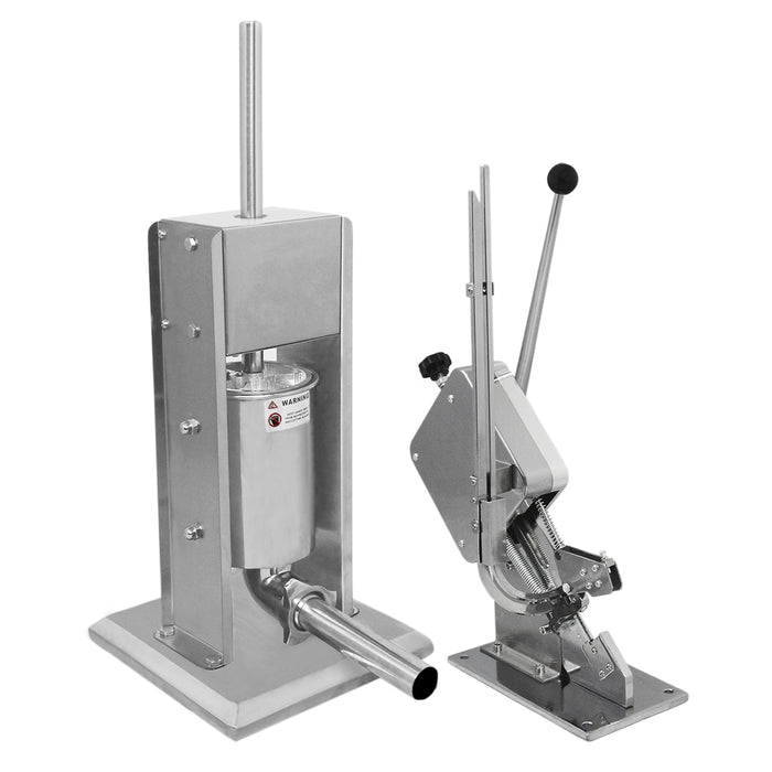 Kit Clippatrice Lega Salsicce & Insaccatrice Manuale Professionale 3L - 5L - 7L