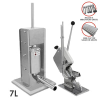 Kit Clippatrice Lega Salsicce & Insaccatrice Manuale Professionale 3L - 5L - 7L