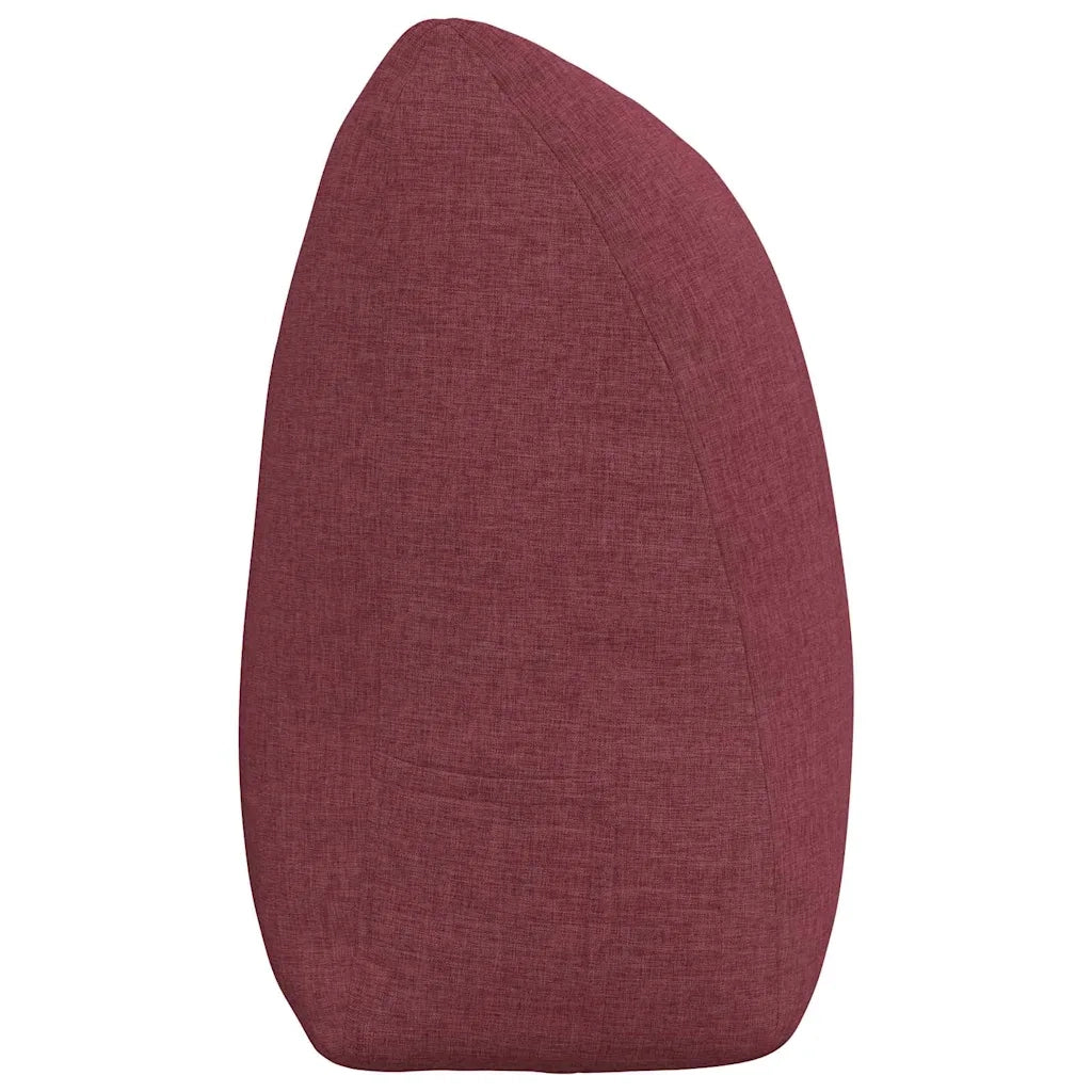 Cuscino per Schiena Rosso Vino 200 x 24 x 50 cm Tessuto 42014589