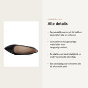Scarpette da Ballo per Donne - Stivali comodi in pelle - Punta a punta - Slip-on - Casual/Dress - Taglia 41 EU - Flats