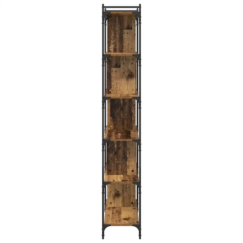 Libreria-Scaffale per Libri-Mobile di Stoccaggio Legno vecchio 76 x 32 x 192 cm Legno multistrato