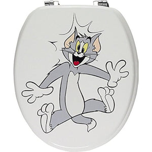 Sanitop-wingenroth sedile wc comic tom, 1 pezzi, bianco, 40499