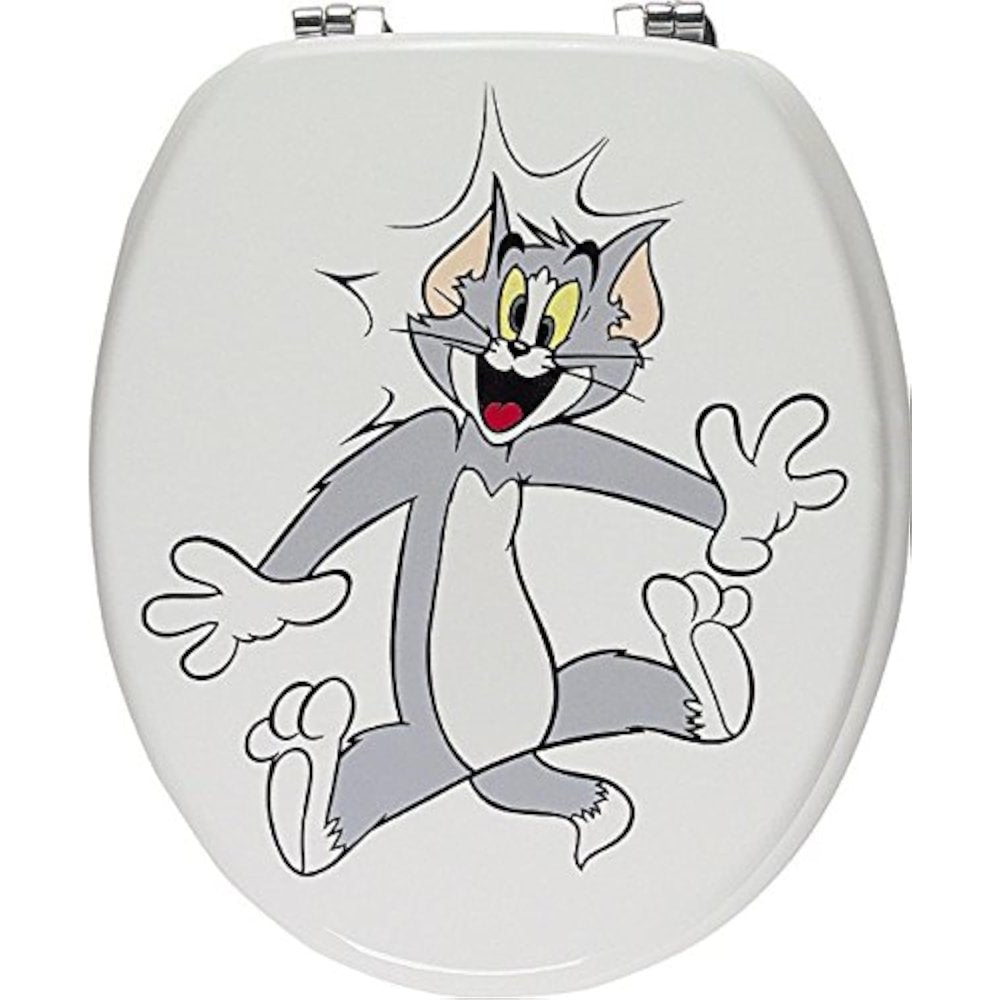 Sanitop-wingenroth sedile wc comic tom, 1 pezzi, bianco, 40499