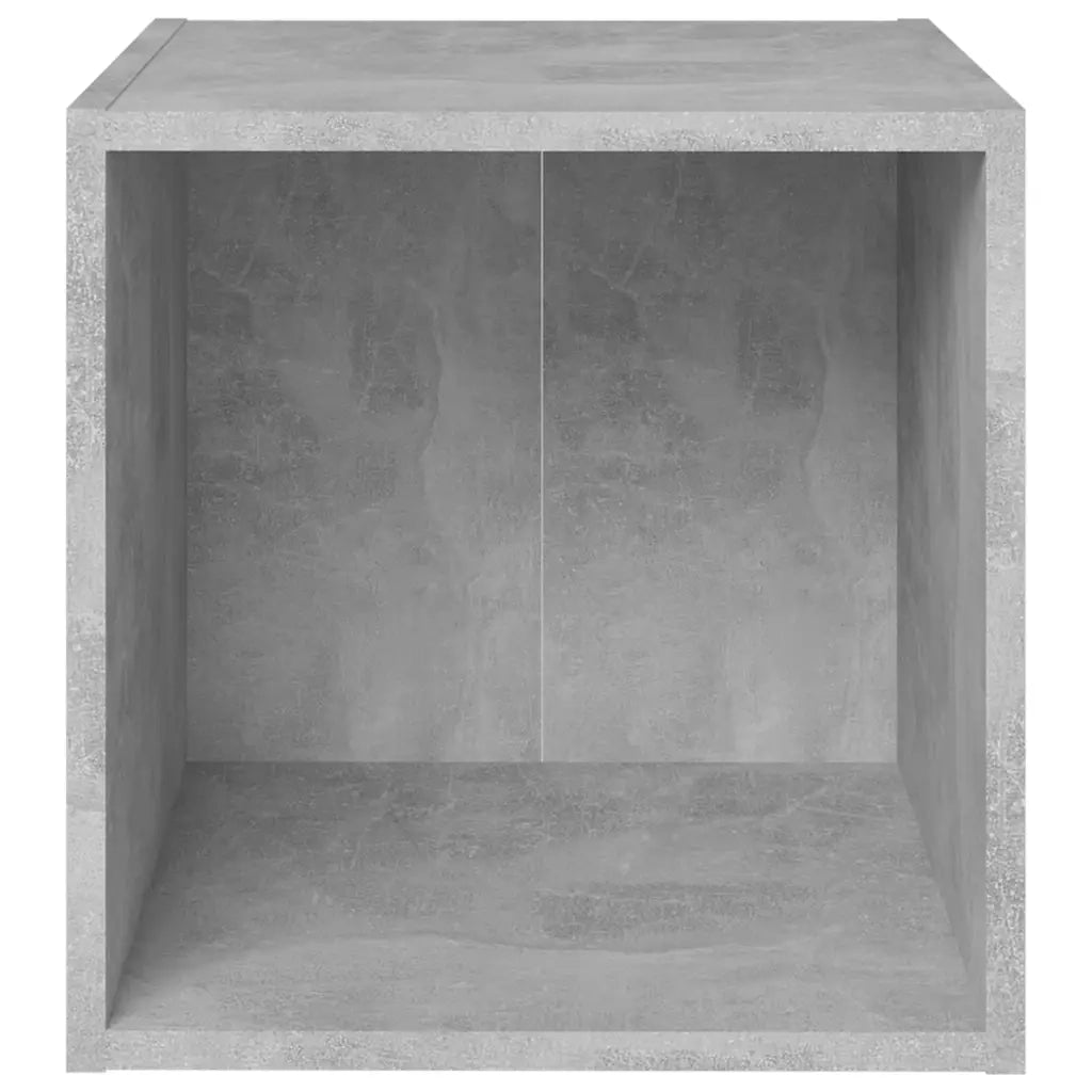 Mobile Porta TV 2 pz Grigio Cemento 37x35x37 cm in Truciolato cod mxl 18727