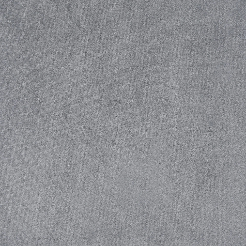 Sedia da salotto Grigio Chiaro Rivestimento in velluto Seduta rotonda Retro Minimalista
