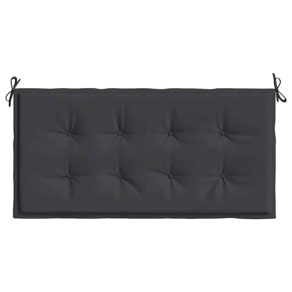 Cuscino per Panca Nero 100x50x4 cm in Tessuto Oxford 47617