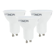 Lampadina dicroica led gu10 6.5 w resa 40watt risparmio energetico 6000k pezzi 3