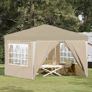 Tenda per feste a pop-up Crema 288 x 288 x 245 cm 42019768