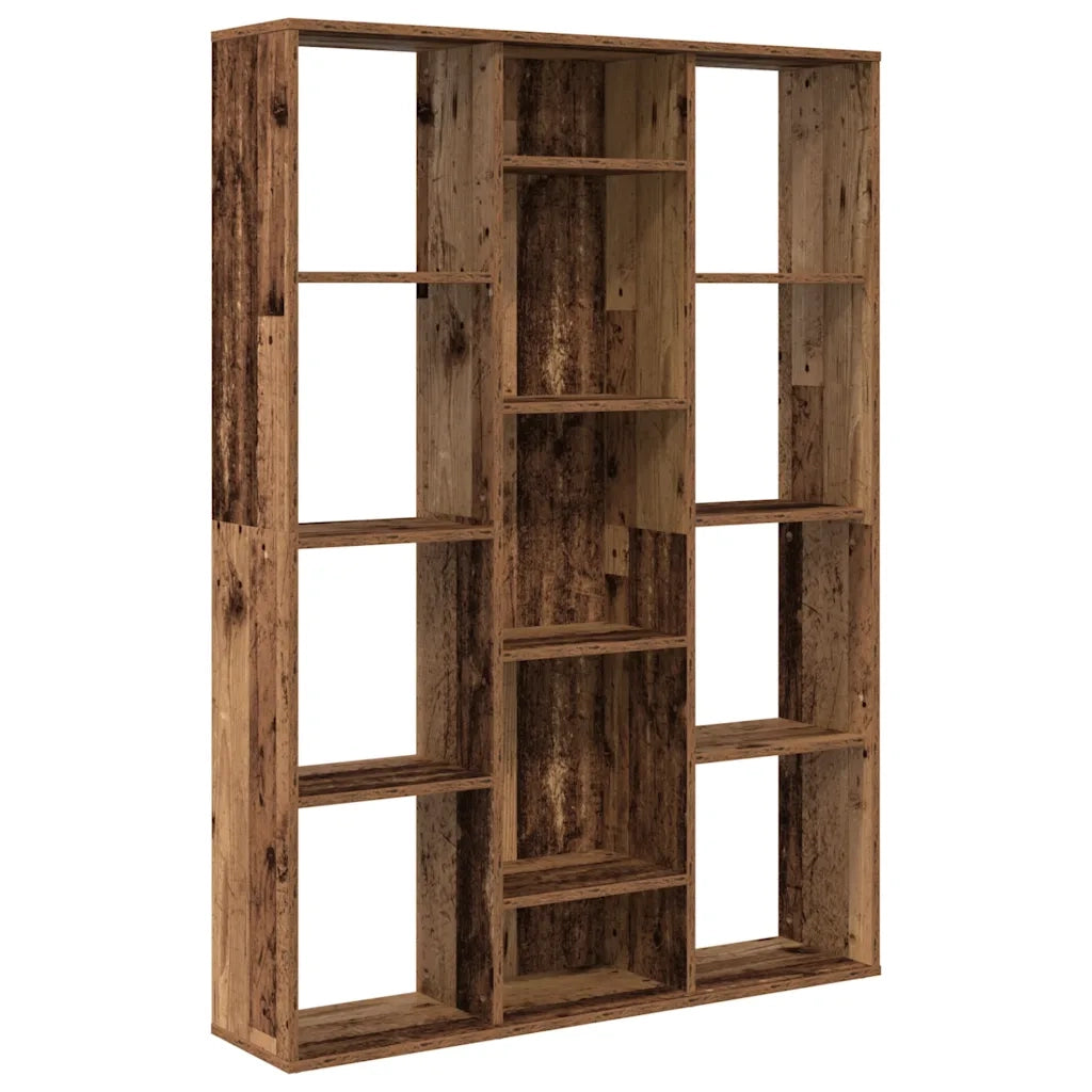 Libreria/Divisorio Legno Vecchio 100x24x140 cm in Truciolato 855842