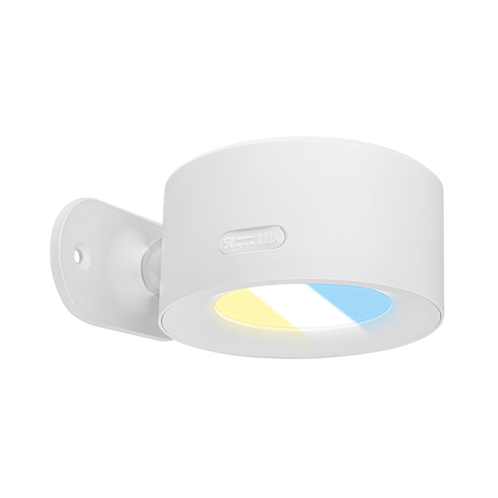 Applique Moderna Tari Plastica Bianco Led Integrato 4,5W