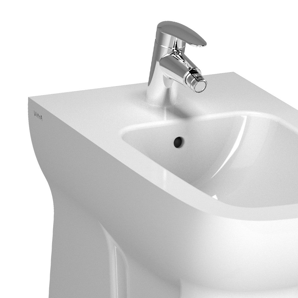 Bidet filo muro a pavimento in ceramica - Serie S20