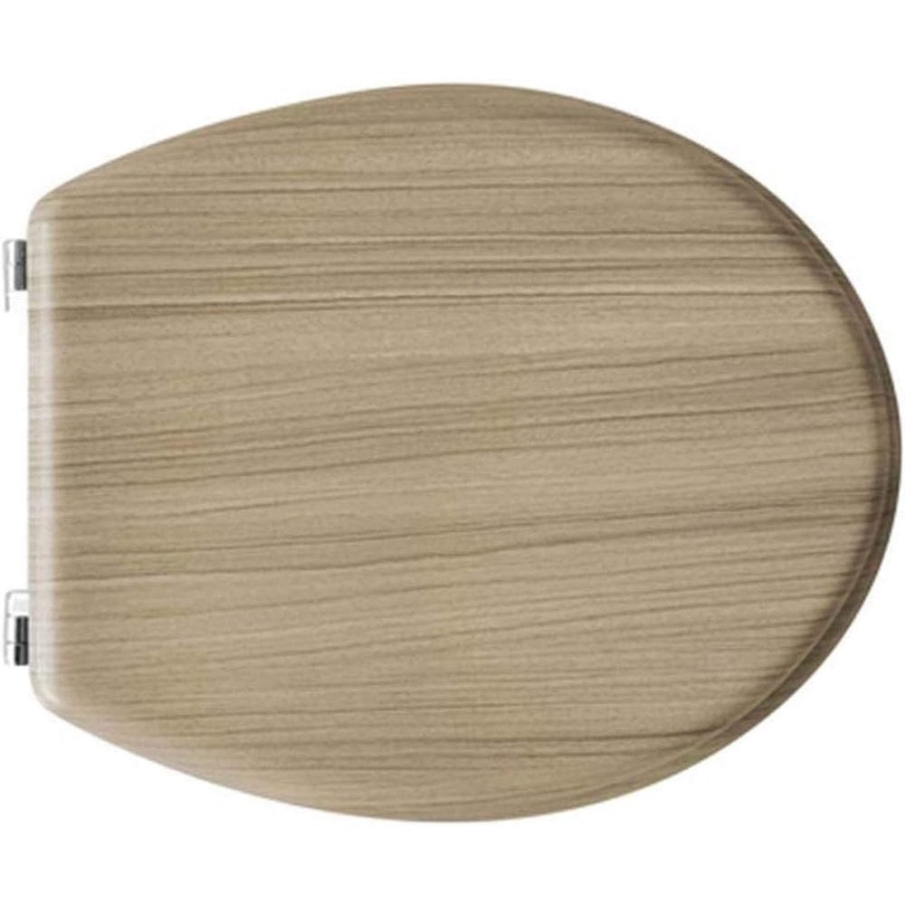 Coprivaso tavoletta sedile wc copriwater universale in legno rov