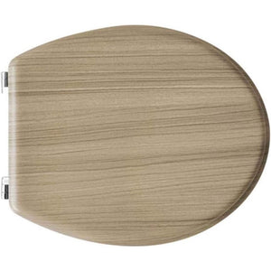 Coprivaso tavoletta sedile wc copriwater universale in legno rov