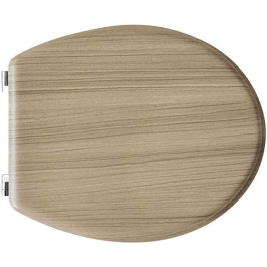 Coprivaso tavoletta sedile wc copriwater universale in legno rov