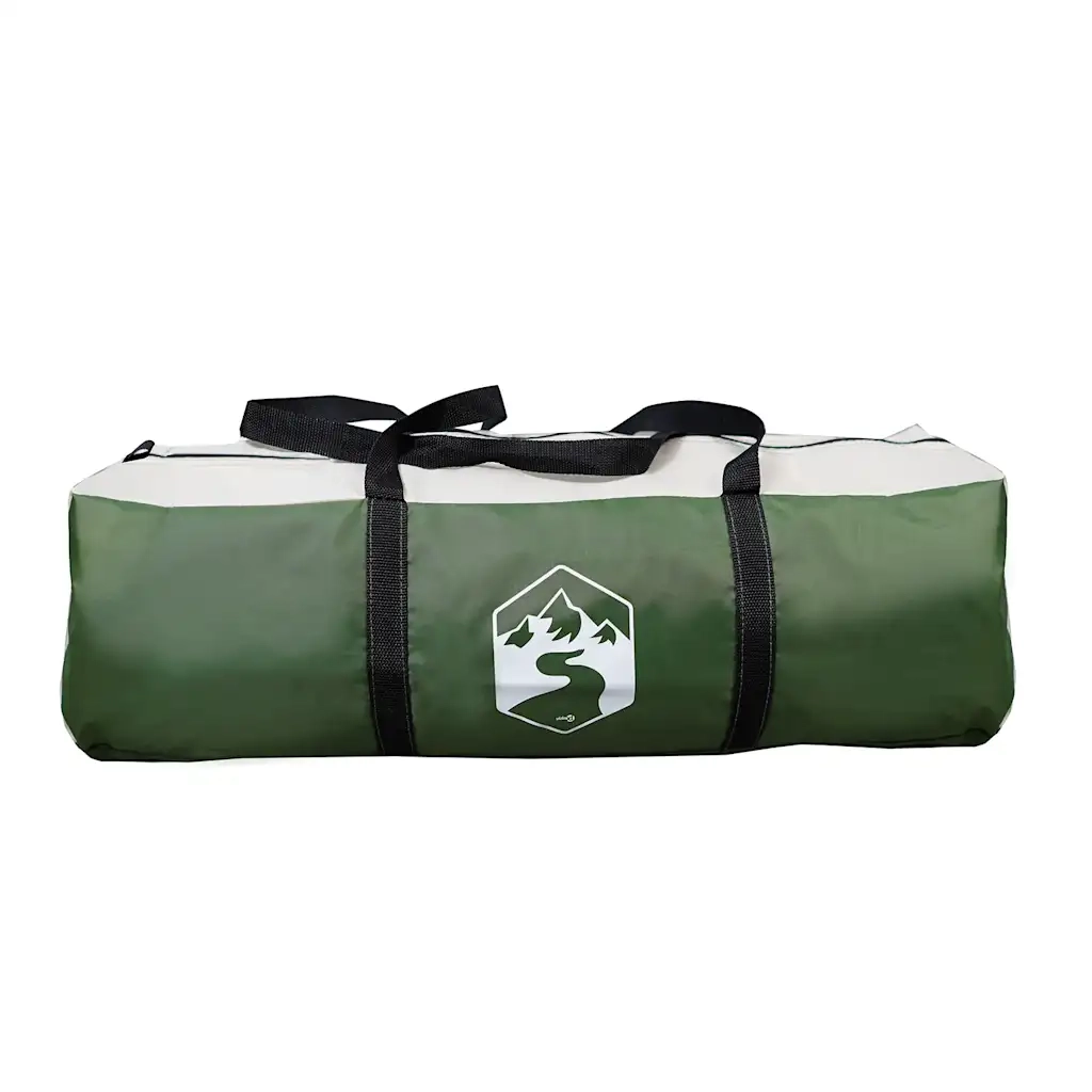 Tenda da Campeggio a Cabina per 4 Persone Verde Impermeabile 4100664
