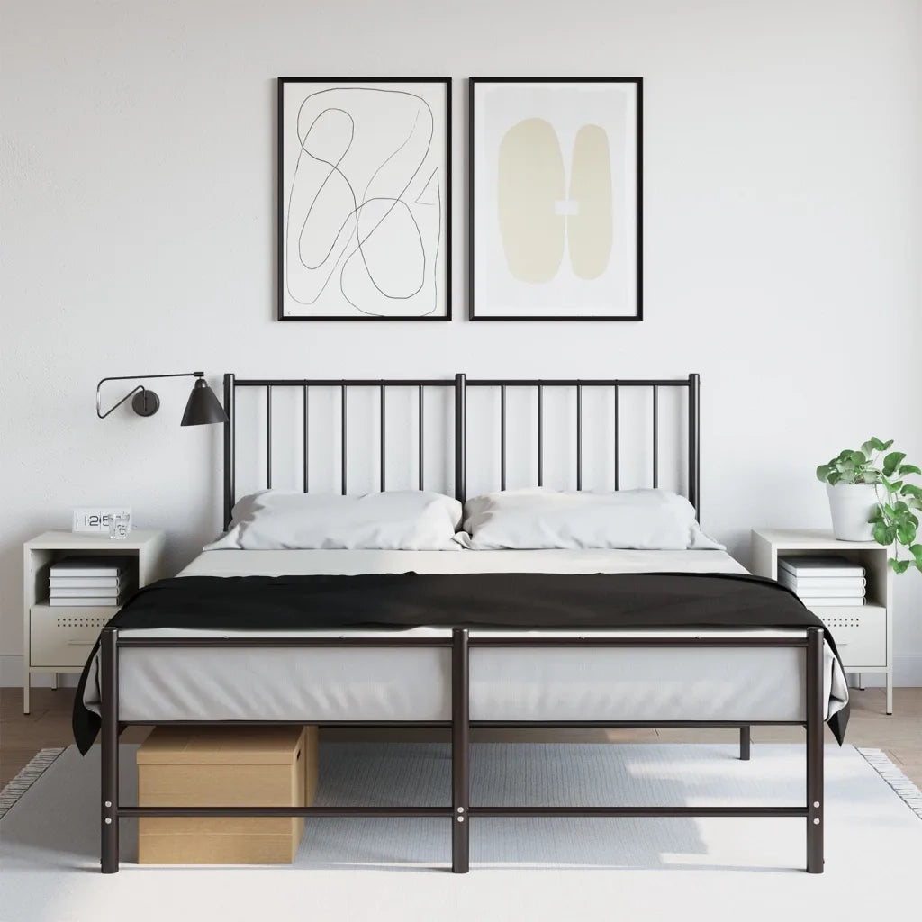 Comodini 2 pz Bianchi 36x39x50,5 cm in Acciaio 843065