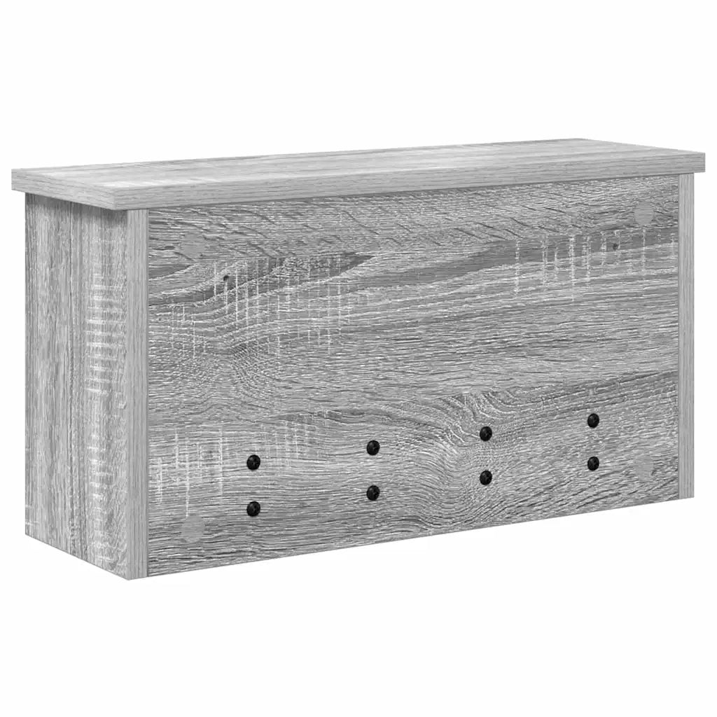 Appendiabiti a muro Grigio Sonoma 50 x 16 x 26 cm 874312