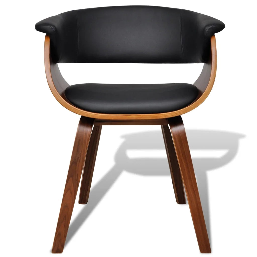 Sedie da Pranzo 4 pz in Legno Piegato e Similpelle  cod mxl 7921