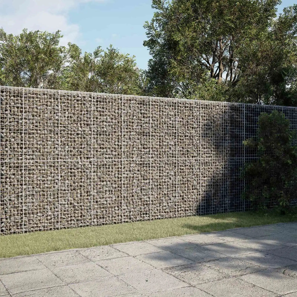 Gabione con filo da 5 mm e rete da 5x5 cm 350x20x200 cm 3464113