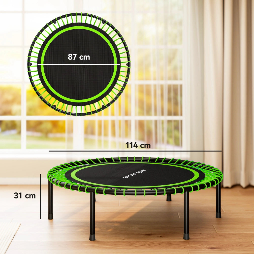 Tappeto Elastico Fitness ¨C Zephmum ¨C Verde e Nero ?114 cm