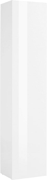 Armadio 1 Anta 40x30x180 cm Maruska Bianco Lucido