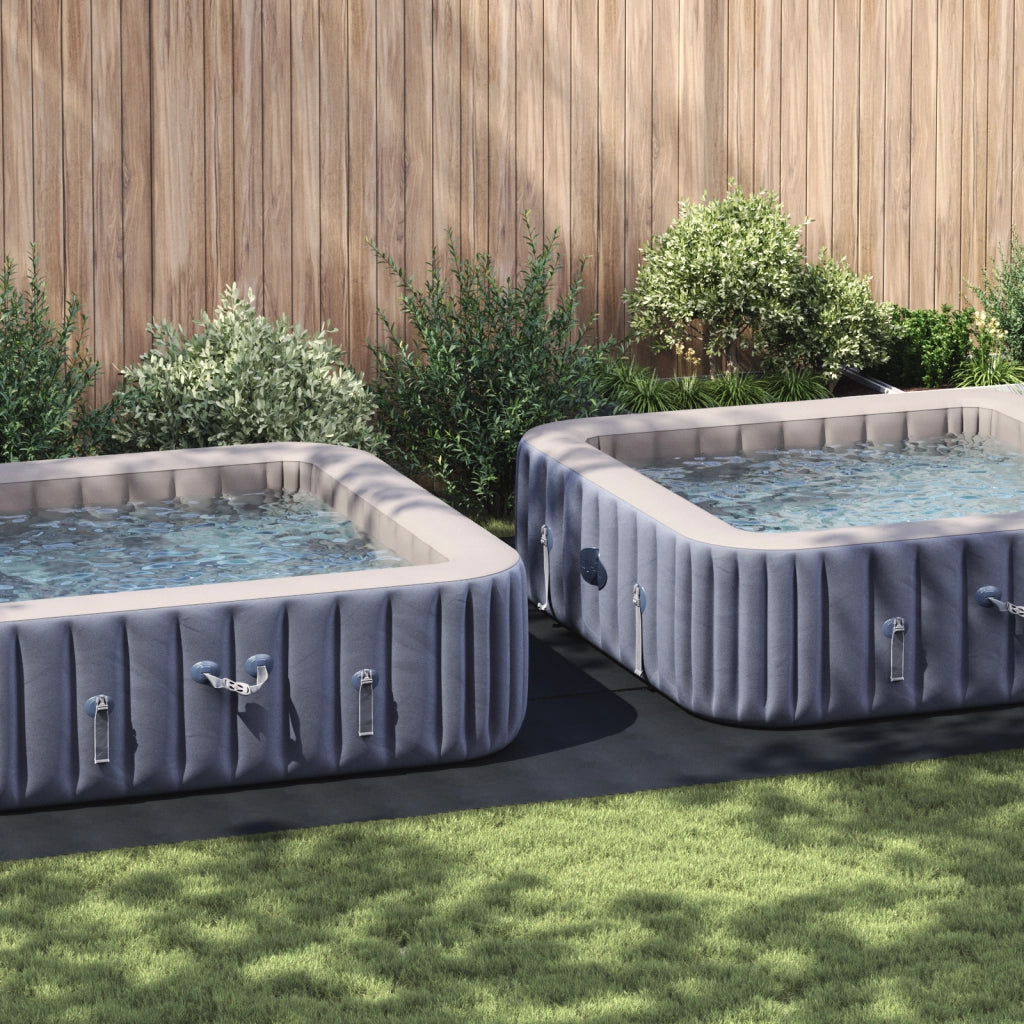 Copertura per piscina rettangolare Nera PVC 750 x 372 cm