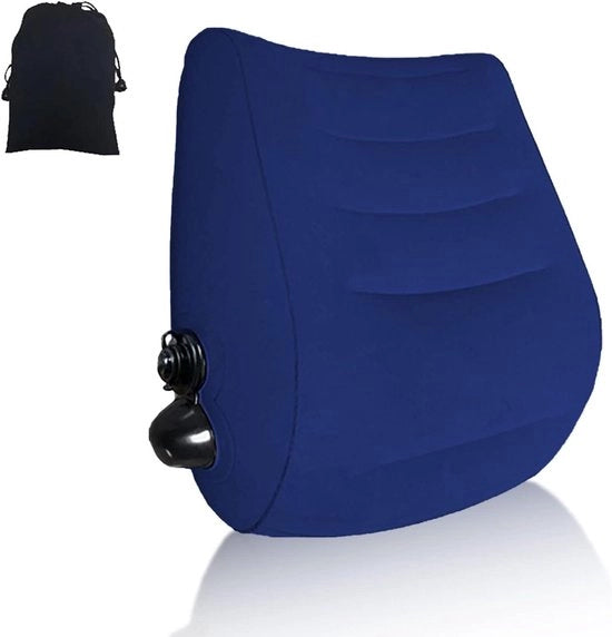 Cuscino di sostegno lombare ergonomico - Cuscino gonfiabile per seggiolino, auto, aereo etc.