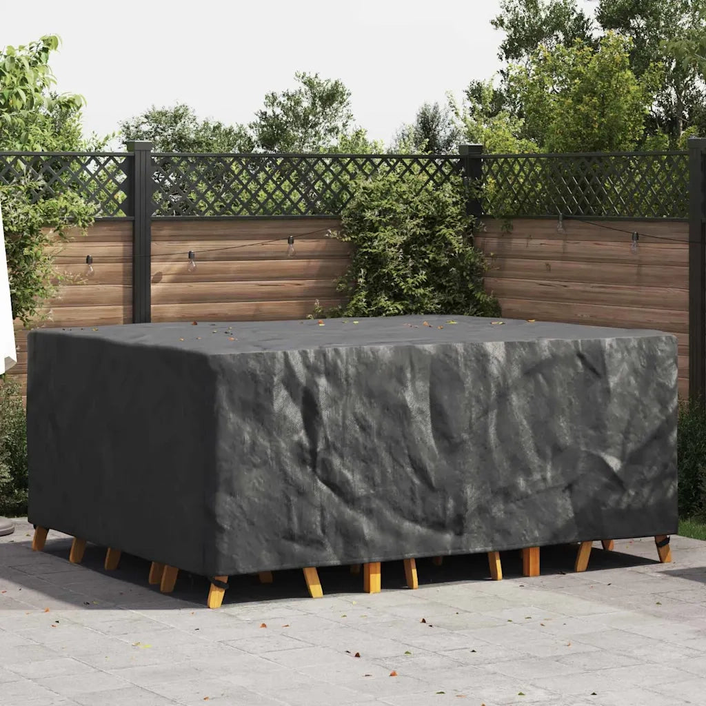 vidaXL Copertura per mobili da esterno Nero 240 x 190 x 90 cm 210D
