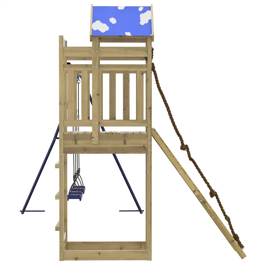 Set da Gioco da Esterno in Legno di Pino Impregnato 3279099