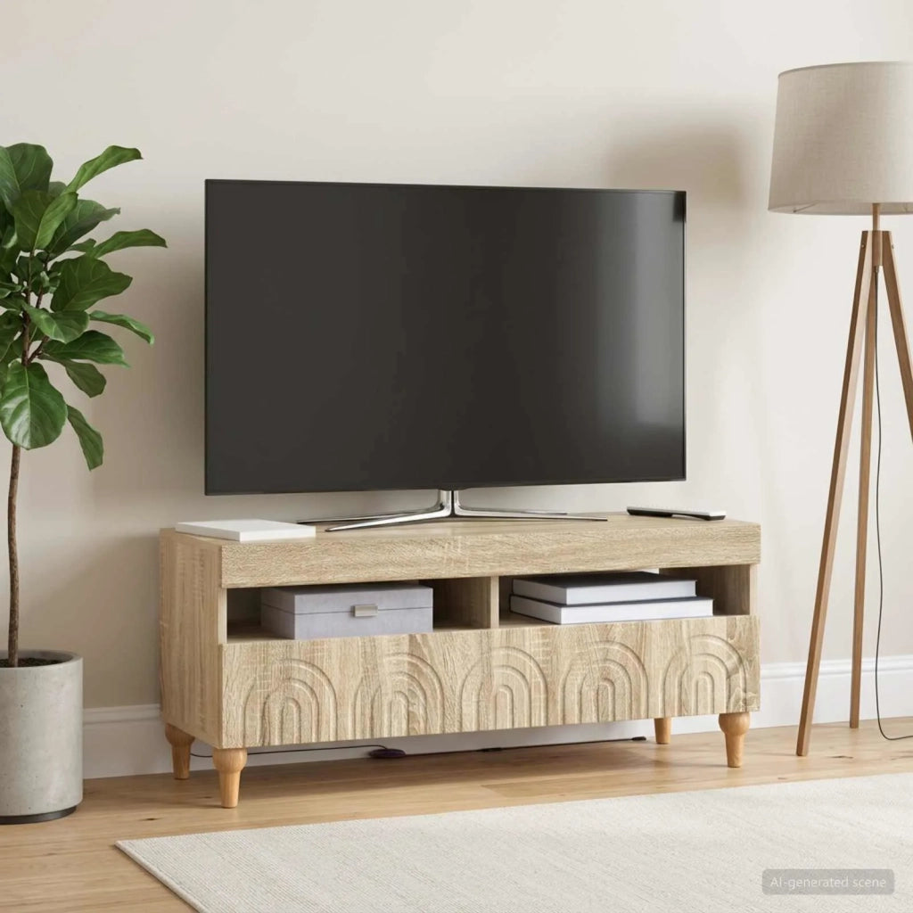 Mobile TV LED Rovere Sonoma Legno ingegnerizzato 896327