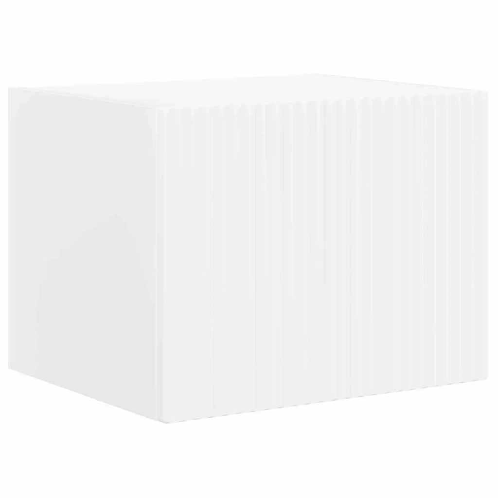 Set di Mobiletto da TV a Parete Montaggio a parete 6 pcs Bianco