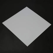 Panno di plastica 2Mm - Bianco - Polioximetilene - Alta Resistenza - Resistente ai Solletici - Adatto per l'Alimentazione - Panno di Plastica