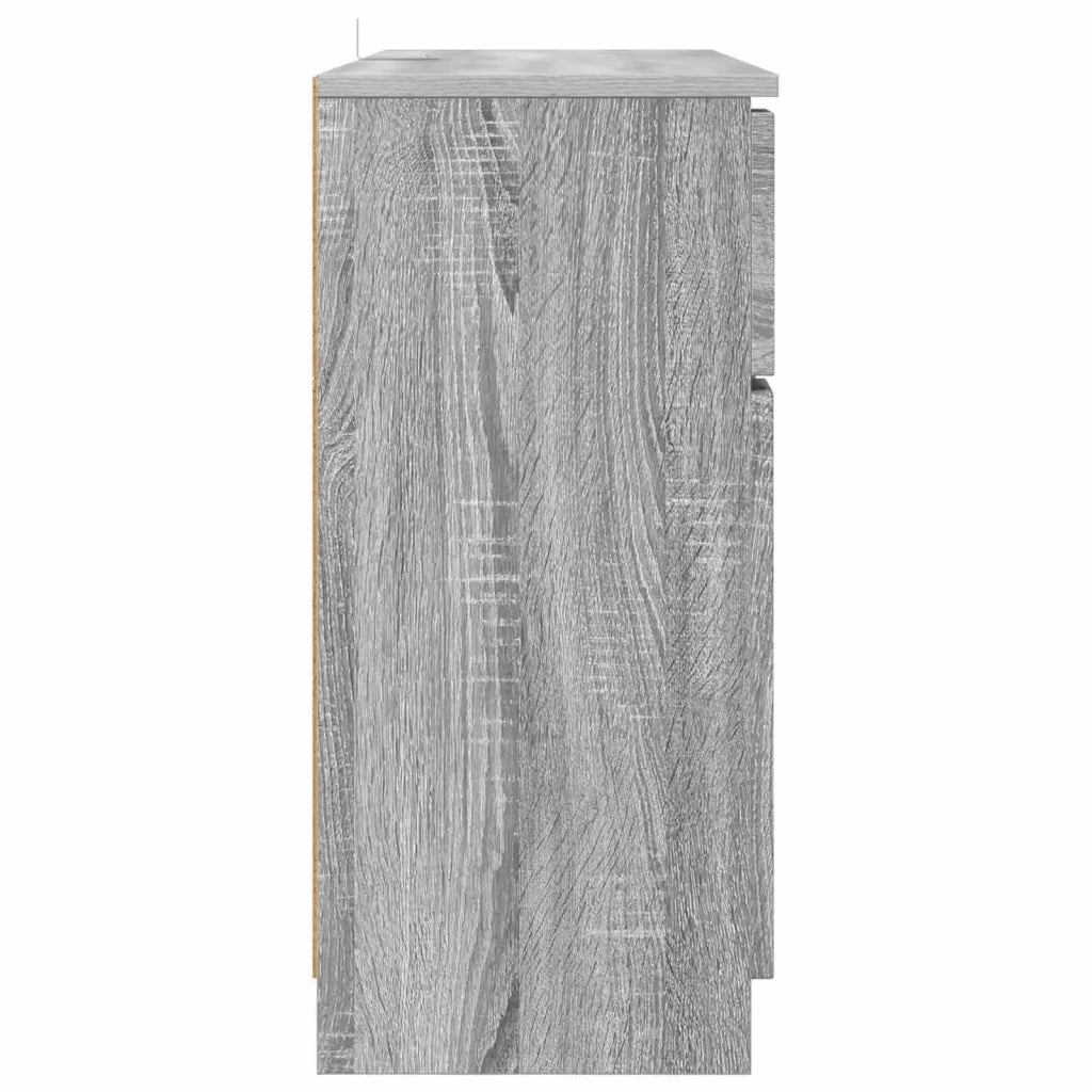 Credenza Grigio Sonoma 100 x 30 x 65,6 Legno multistrato 888793