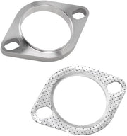 Flessi di scarico universali - 2 pezzi - Acciaio inossidabile - Kit di sigillaggio - Alta resistenza a temperature elevate - Miglioramento del comfort di guida - Connettori di scarico