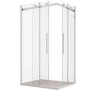 Box Doccia Angolare 70x75 cm 2 Ante Scorrevoli in Cristallo Trasparente 8mm H200 Bonussi Nada