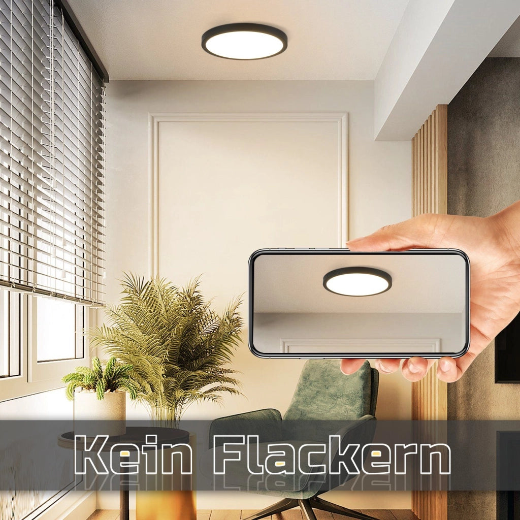 ZMH Lampada da soffitto plafoniera LED moderna 18cm per soggiorno cucina corridoio balcone camera letto