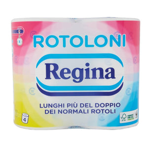 Rotoloni regina carta igienica 1 confezione da 4 maxi rotoli