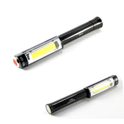 Trade Shop - Torcia Led Cob Lampada Portatile Emergenza A Led Strip Cob Calamita Da Lavoro Q5 -