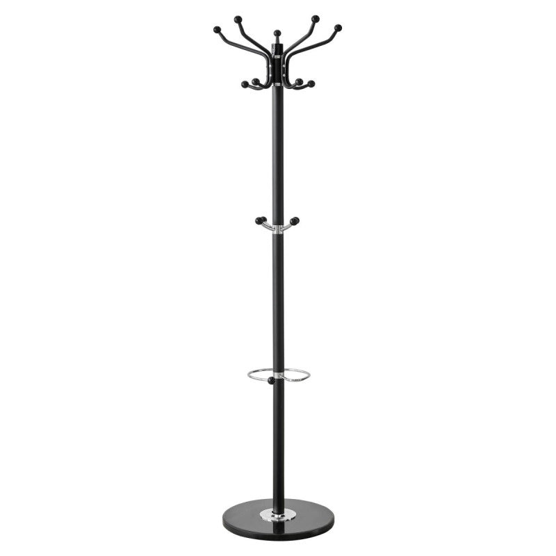 Appendiabiti Cory In Metallo Nero Dimensione 43x37x174cm