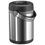 EMSA 509244 MOBILITY Contenitore Termico per Alimenti 1.2 L Acciaio Inox con Inserto Amovibile 700 ml Chiusura Ermetica Mantenimento Calore 6h Freddo 12h colore Nero Antracite
